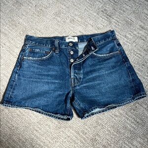 Agolde Parker Long Shorts in Enamour, Size 27